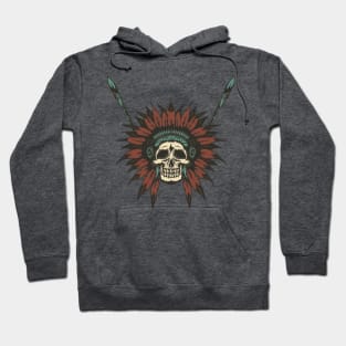 Red Warrior Chief of the dead Hoodie